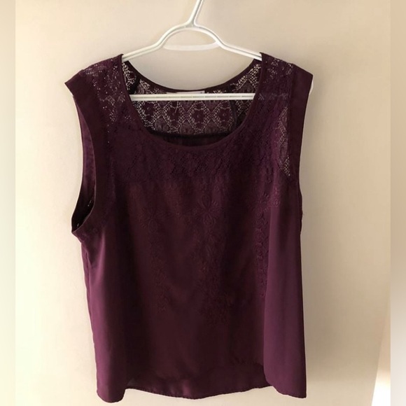 Women's Top - Burgundy (Ricki's) - XXL - Picture 1 of 1